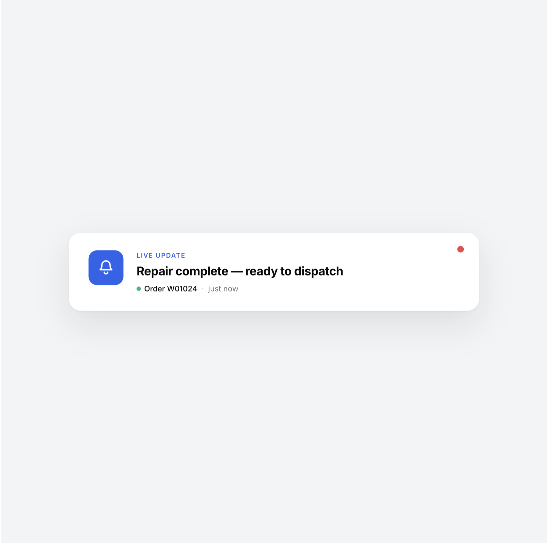 Real-Time Service Tracking
