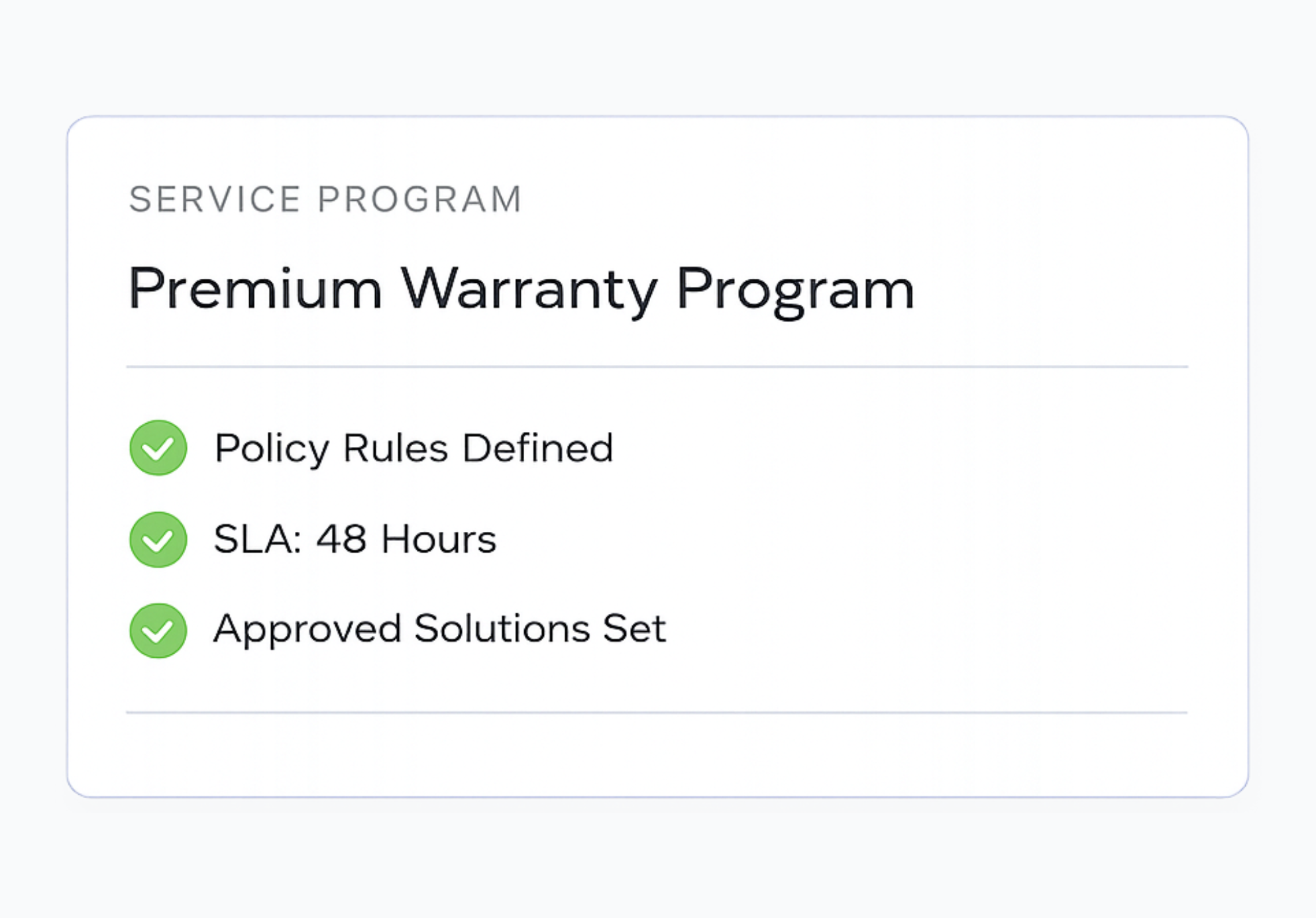 Validation screen showing compliance checks passed